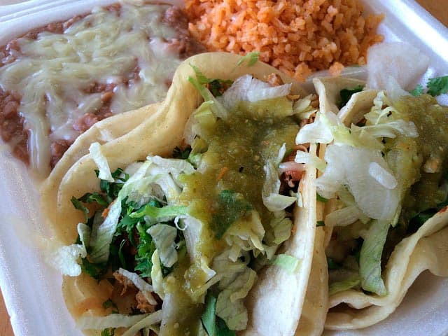 Mexican homemade food